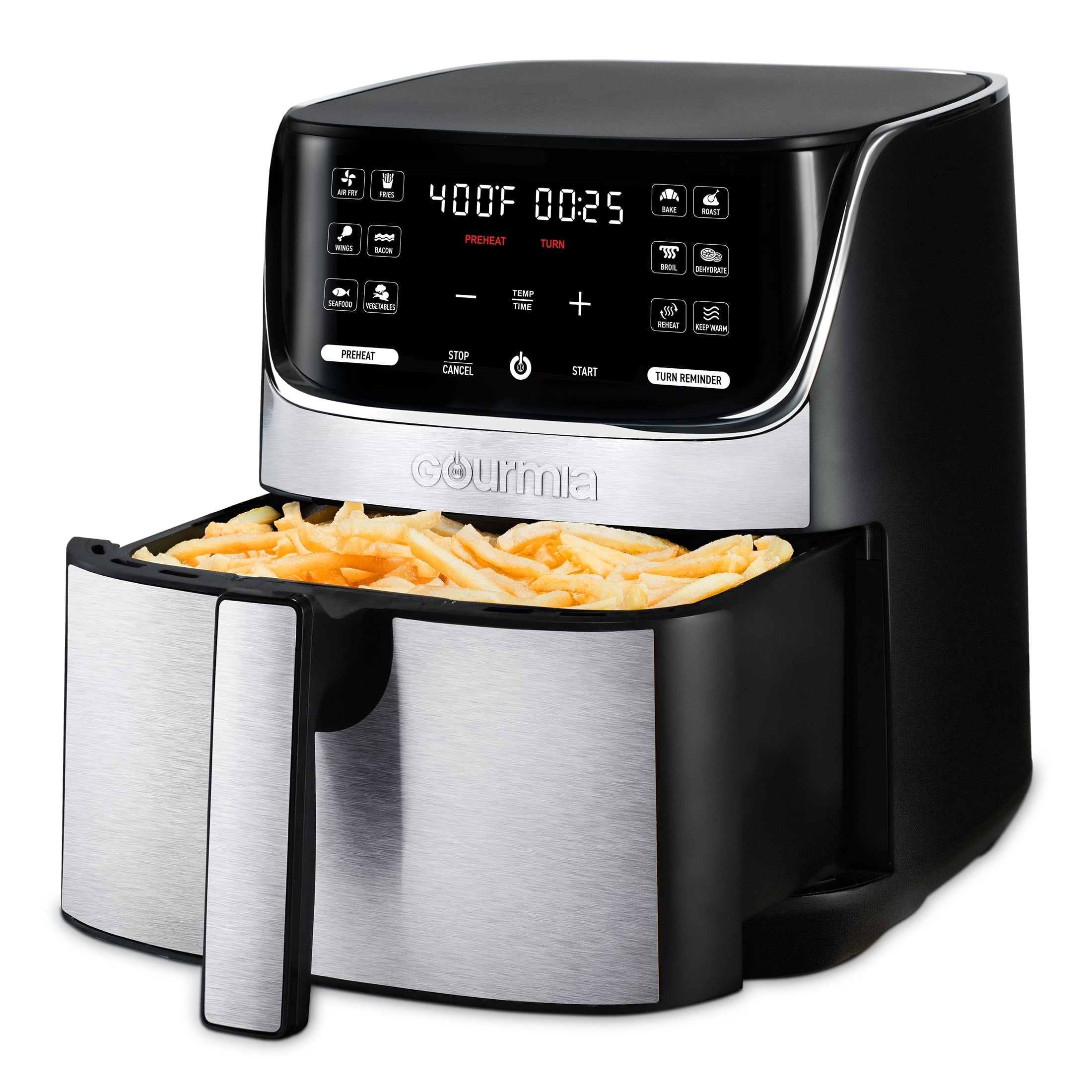 Gourmia GAF734 7 QT Digital Air Fryer with 12-One Touch Presets
