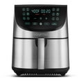 Gourmia 8 Qt Digital Air Fryer with 12One Touch Presets, Stainless