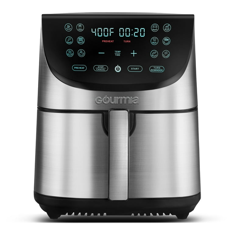 https://i5.walmartimages.com/seo/Gourmia-8-Qt-Digital-Air-Fryer-with-12-One-Touch-Presets-Stainless-Steel-Black-13-in-New_020c528a-03a8-4b3e-a643-fc1381ce2726.9d32378ca4c556489ba6b2578d8488b9.jpeg?odnHeight=768&odnWidth=768&odnBg=FFFFFF
