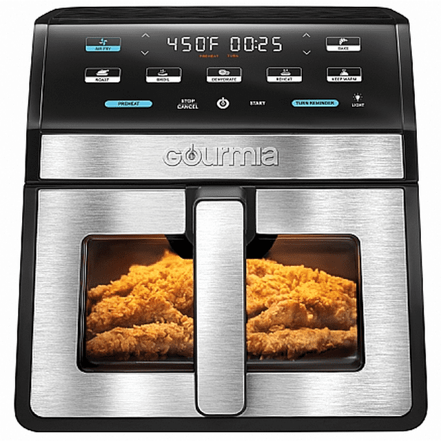 Gourmia 8Quart Digital Air Fryer w/ Window & Light