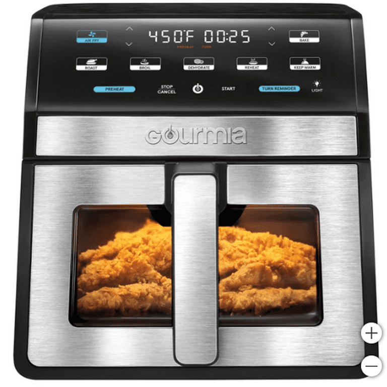 Gourmia 8-Quart Digital Air Fryer with Window & Light Model GAF858
