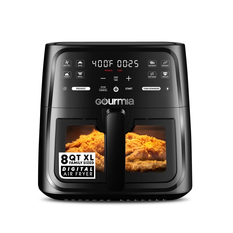 Gourmia 8QT デジタルエアフライヤー Gourmia, 8 Qt Air Fryer, GAF823, 8 Presets, Digital Display
