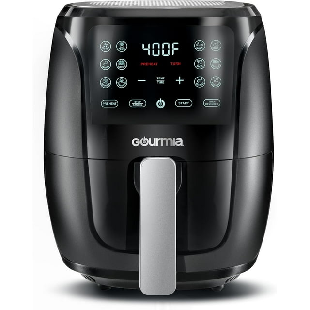 Gourmia Air Fryer Oven Digital Display 4 Quart Large AirFryer Cooker 12
