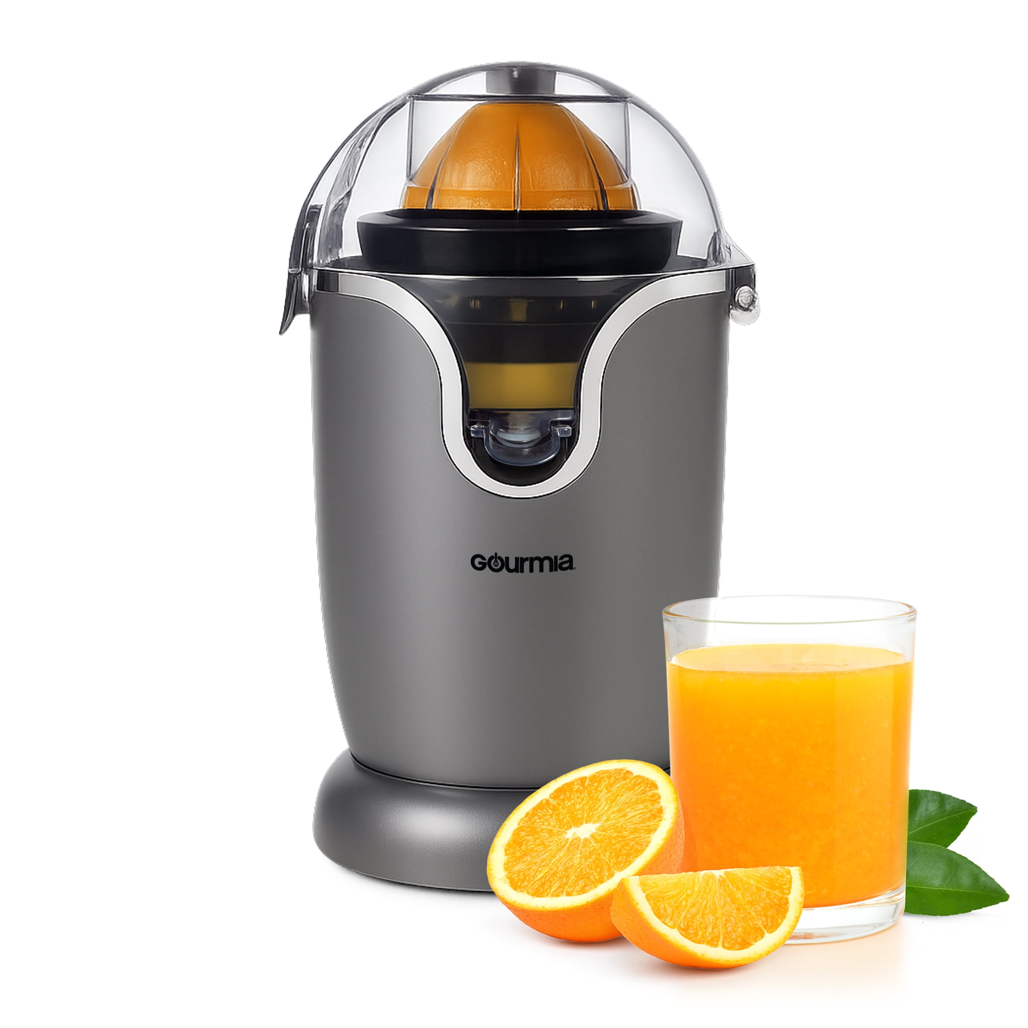Gourmia Automatic Electric Citrus Juicer, Hands-Free, One-Touch