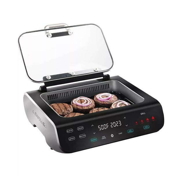 Gourmia FoodStation 5in1 Smokeless Grill & Air Fryer with Smoke