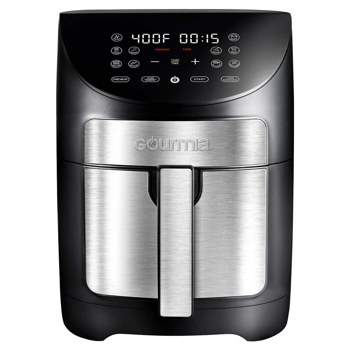 New Gourmia 7-Quart Digital Air Fryer 10 One-Touch Cooking