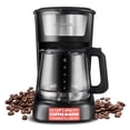 thumbnail interactive-video image 1 of Gourmia One-Touch Coffee Maker 12 Cup with Pause & Serve, Auto Keep Warm, Black, 1 of 10