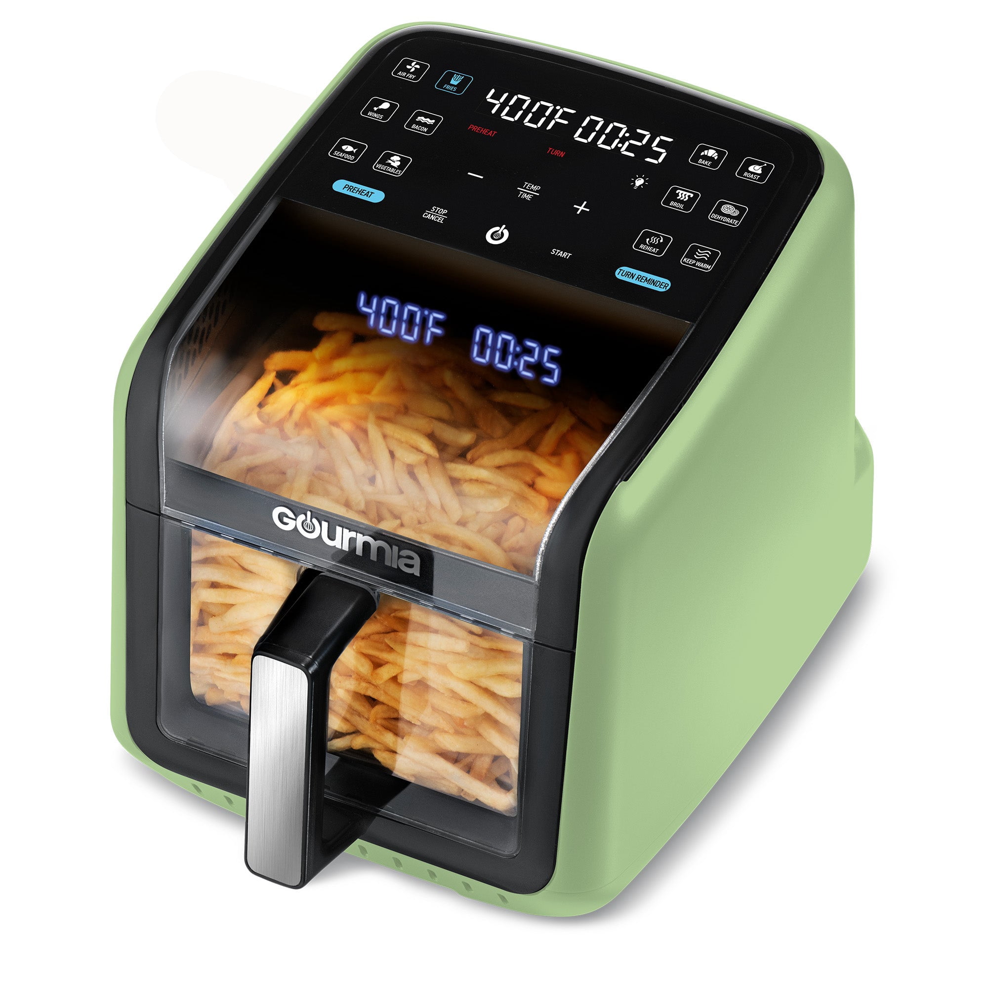 Gourmia Panorama 7-QT Digital Air Fryer with Panoramic View