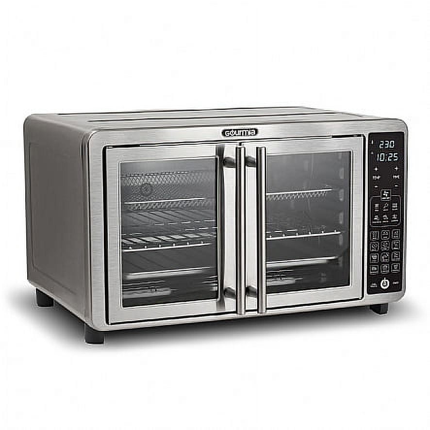 Gourmia XL Digital Air Fryer Toaster Oven with SinglePull French Doors