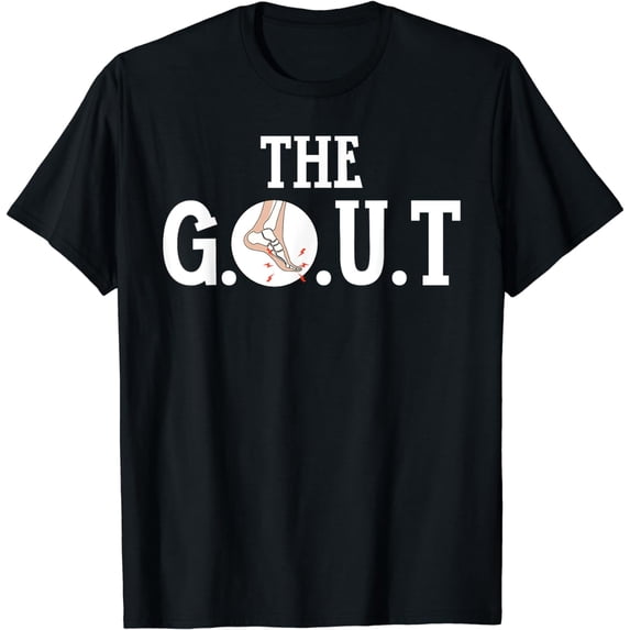 Gout Warrior Podagra Gout Awareness Disease Arthritis T-Shirt