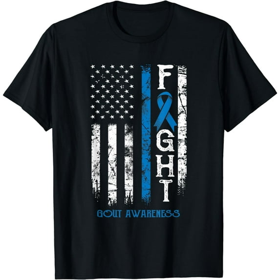 Gout Warrior US Flag T-Shirt
