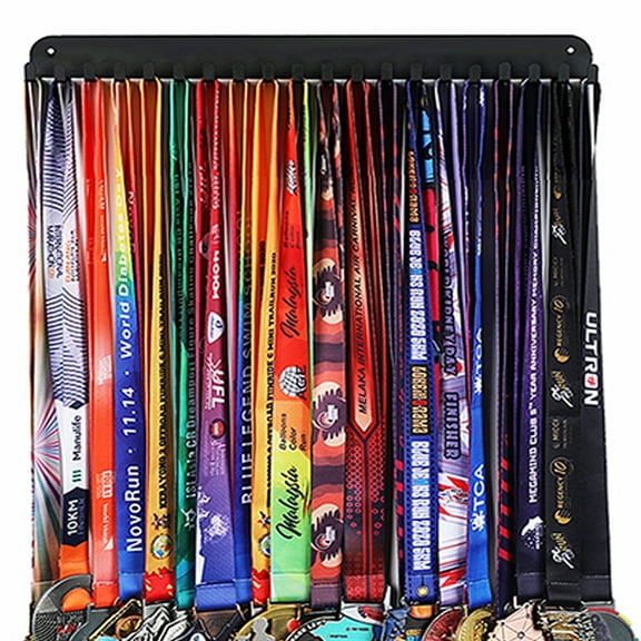 Goutoports Medal Holder Wall Hanger Sports Race Medal Display Organizer for Running