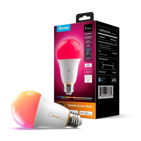 Govee 1600LM RGBWW Smart A21 LED Bulb LuminBlend 1 pack
