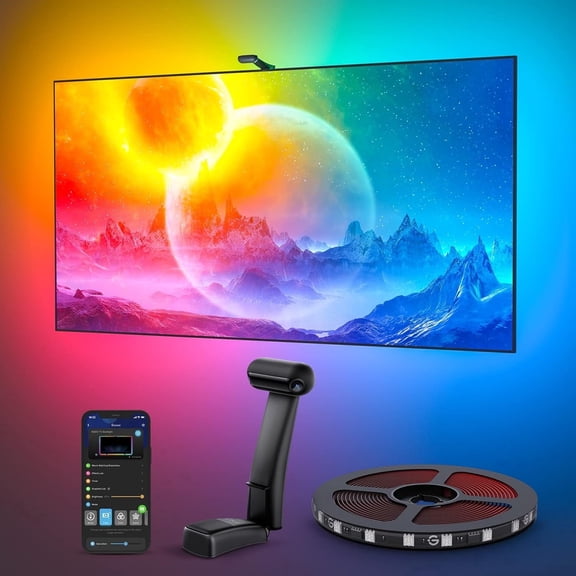 Govee Envisual TV Backlight T2, For 75-85 inch TVs, Dual Camera with High-Fidelity Color Sensing Technology