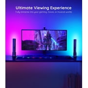 Govee Flow Pro LED Smart Light Bars, RGBIC Ambiance Backlights with Camera, Music Sync Kit Works with Google Assistant, 12 Preset Modes LED Play Light Bar for 27-45 inch Gaming, PC, TV, Room