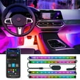 thumbnail image 1 of Govee Interior Car LED Lights,RGBIC Color Changing Effect,Smart APP Control,4 Music Mode,4 Pack,0.98 Ft, 1 of 11
