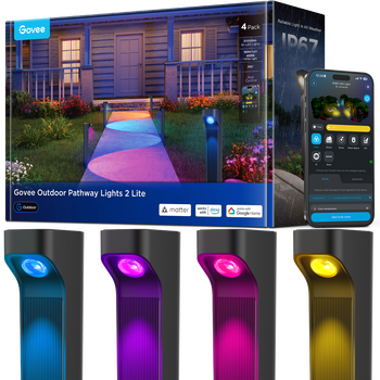 Govee Outdoor Pathway Lights 2 Lite，4pack
