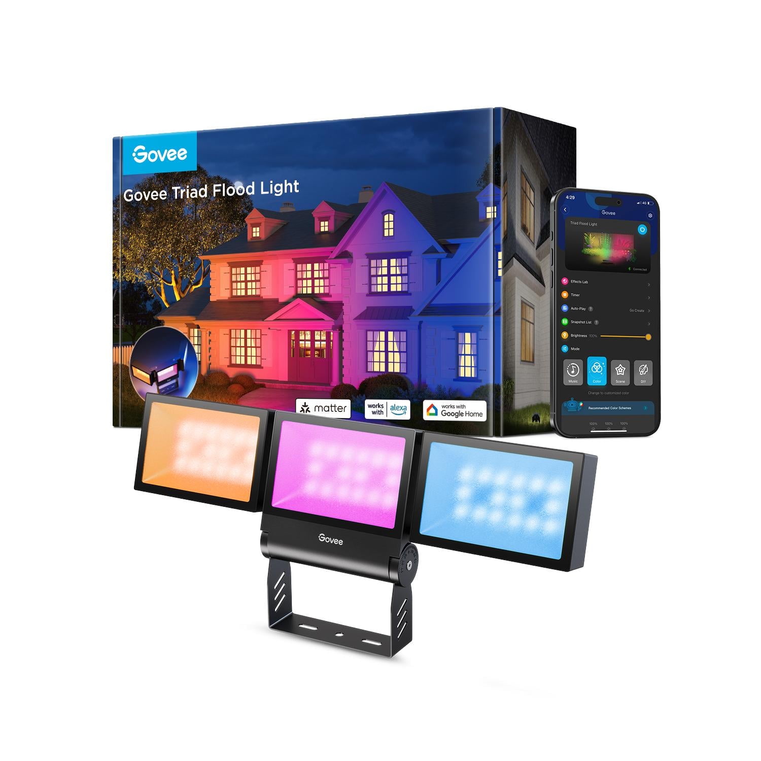 Govee Outdoor Triad Flood Lights