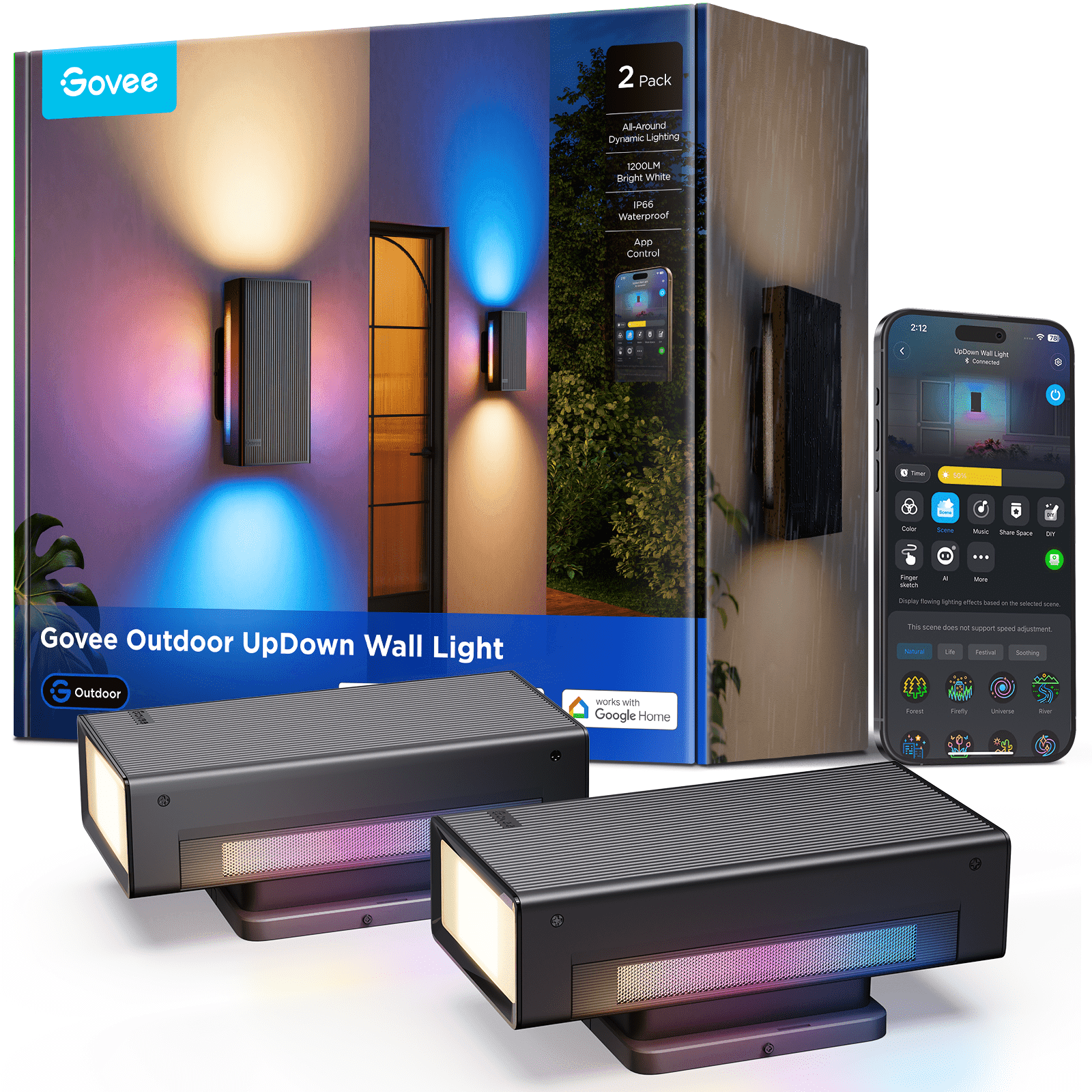 Govee Outdoor UpDown Wall Light