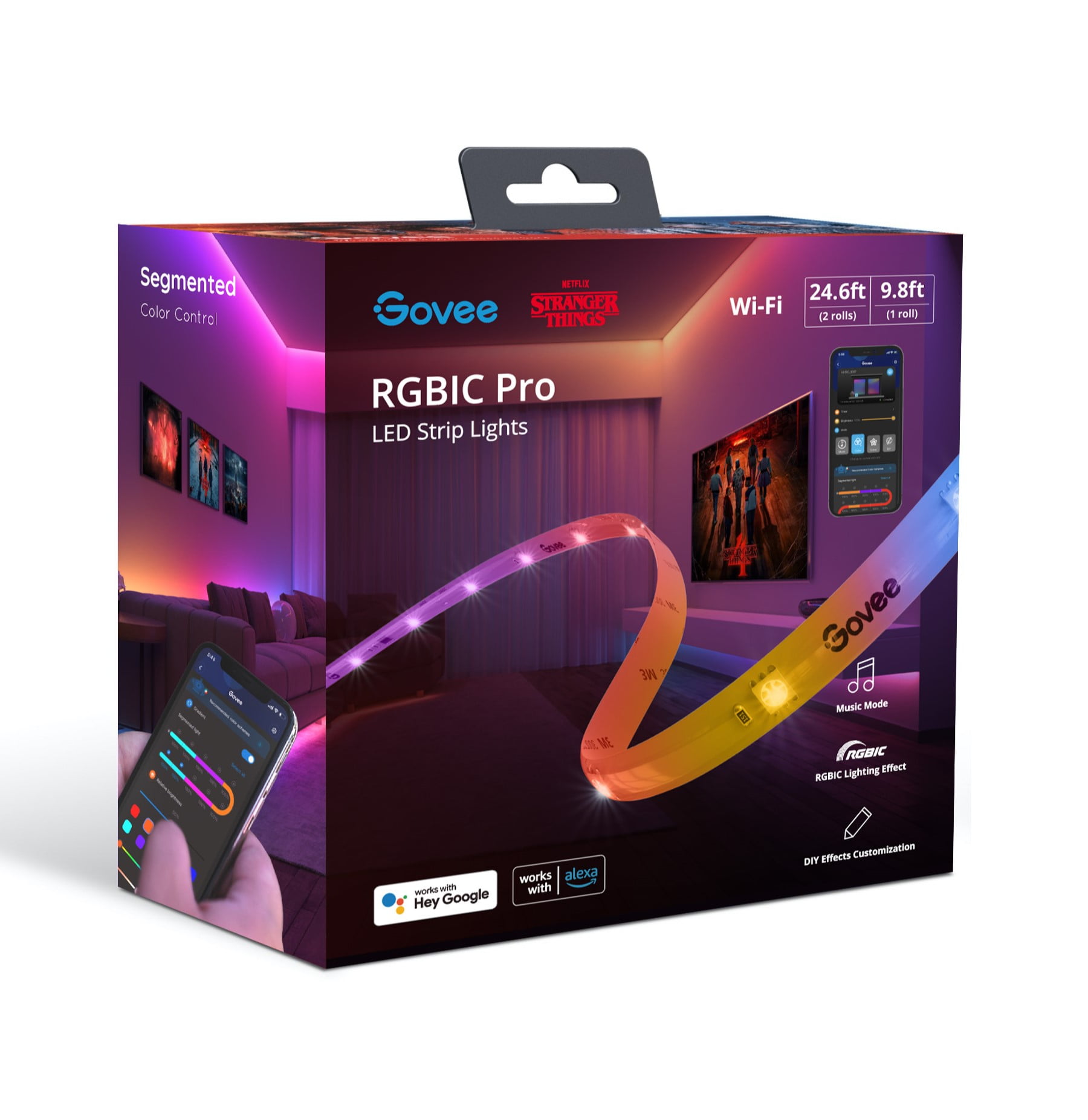 Govee RGBIC Pro Indoor Multicolor LED Strip Light