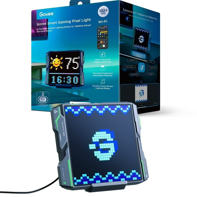 Govee Smart Pixel LED Gaming Light for Desk, 150+ Scene Modes