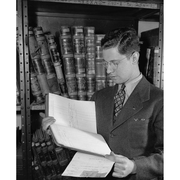 Government Employee With 1890 Census Records History (24 x 36)