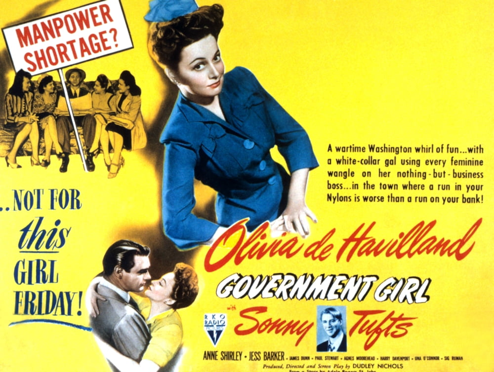 Government Girl Canvas Art -  (28 x 22)