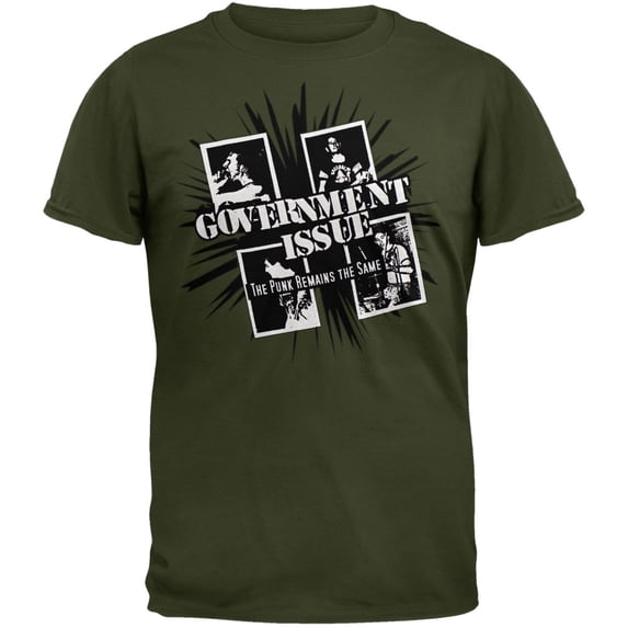 Government Issue Men's Logo Photo Short Sleeve T Shirt