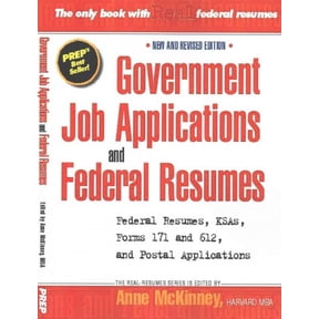 Government Job Applications & Federal Resumes