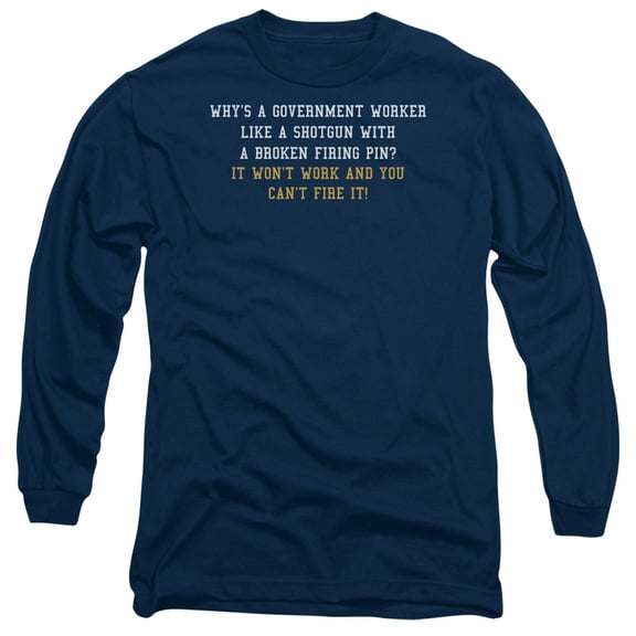 - Government Worker - Long Sleeve Shirt - Medium