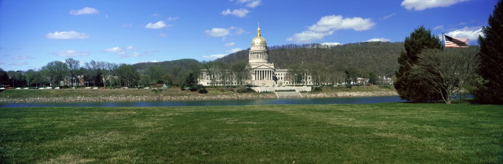 Government building West Virginia State Capitol Charleston Kanawha County West Virginia USA Canvas Art - Panoramic Images (27 x 9)