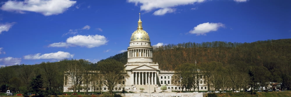 Government building West Virginia State Capitol Charleston Kanawha County West Virginia USA Canvas Art - Panoramic Images (36 x 12)
