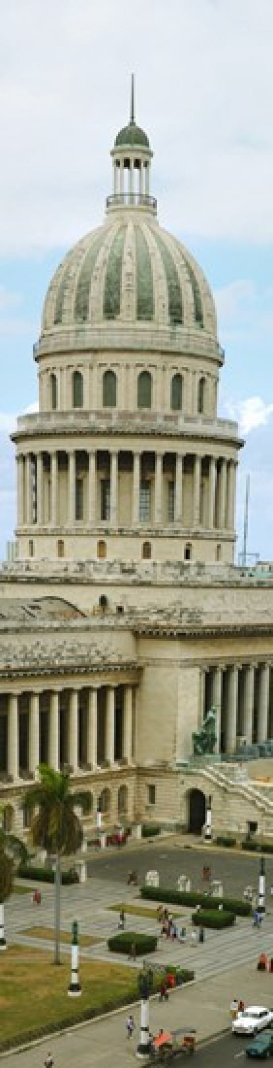 Government building in a city El Capitolio Havana Cuba Canvas Art - Panoramic Images (40 x 10)