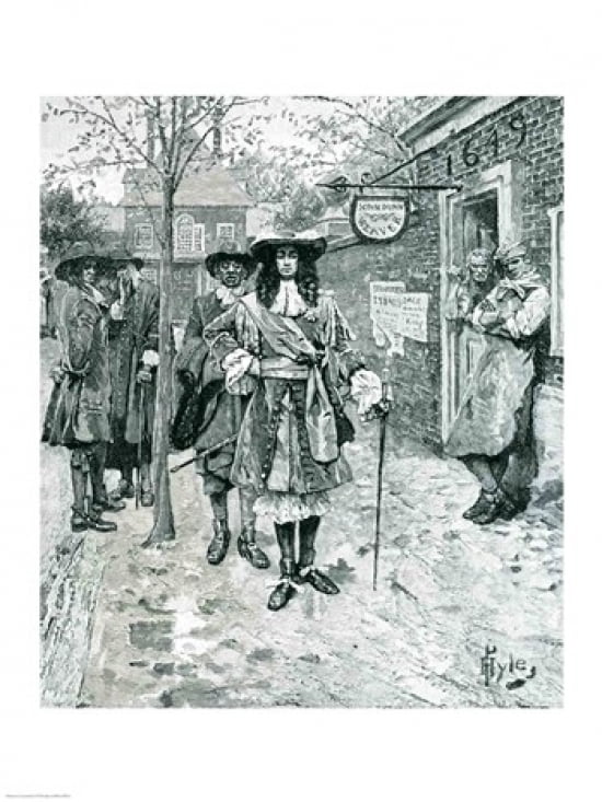 Governor Andros and the Boston People Canvas Art - Howard Pyle (24 x 36)