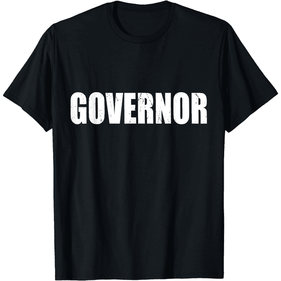 Governor Halloween Easy Lazy Funny Costume Party T-Shirt