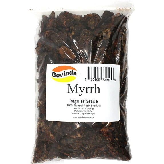 Govinda - Natural Myrrh Resin Incense 1 lb - Regular Grade