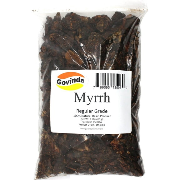 Govinda - Natural Myrrh Resin Incense 1 lb - Regular Grade