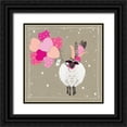 thumbnail image 1 of Gower, Hammond 12x12 Black Ornate Wood Framed with Double Matting Museum Art Print Titled - Fancy Pants Farm III, 1 of 4