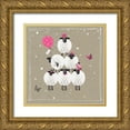 thumbnail image 1 of Gower, Hammond 20x20 Gold Ornate Wood Framed with Double Matting Museum Art Print Titled - Fancy Pants Farm IV, 1 of 4