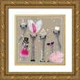 thumbnail image 1 of Gower, Hammond 26x26 Gold Ornate Wood Framed with Double Matting Museum Art Print Titled - Fancy Pants Zoo V, 1 of 4