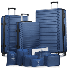 【Aya⭐︎ 】 3 Piece ABS Luggage Set, Luggage with Spinner Wheel & TSA 20