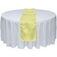 thumbnail image 1 of Gowinex 10pcs Ivory 12" x 108" Satin Table Runner Wedding Party, 1 of 1