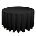 thumbnail image 1 of Gowinex Black 120" Round Polyester Tablecloth Table Cover, 1 of 4