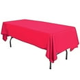 thumbnail image 1 of Gowinex Fuchsia 58" x 102" Lamour Satin Rectangular Tablecloth, 1 of 4