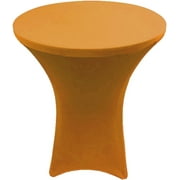 Gowinex Gold 24 x 43 inches Cocktail Spandex Fitted Tablecloth Stretch Table Cover