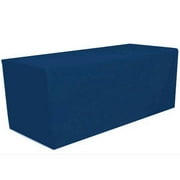 Gowinex Navy Blue 4 ft x 2.5 ft Fitted Tablecloth Polyester Rectangular Table Cover