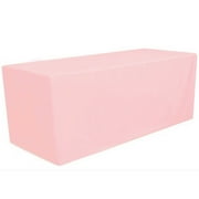 Gowinex Pink 4 ft x 2 ft Fitted Tablecloth Polyester Rectangular Table Cover