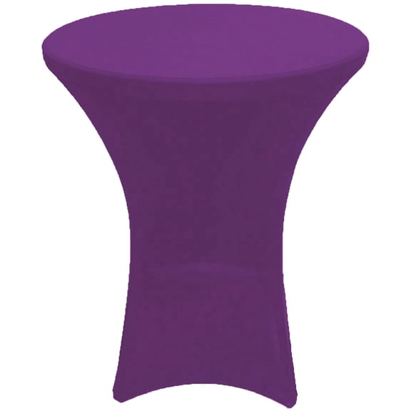 Gowinex Purple 32 x 43 inches Cocktail Spandex Fitted Tablecloth