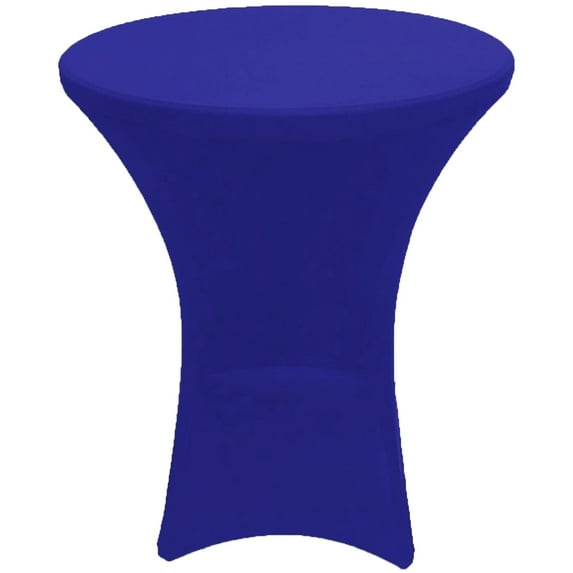 Gowinex Royal Blue 36 x 43 inches Cocktail Spandex Fitted Tablecloth Stretch Table Cover