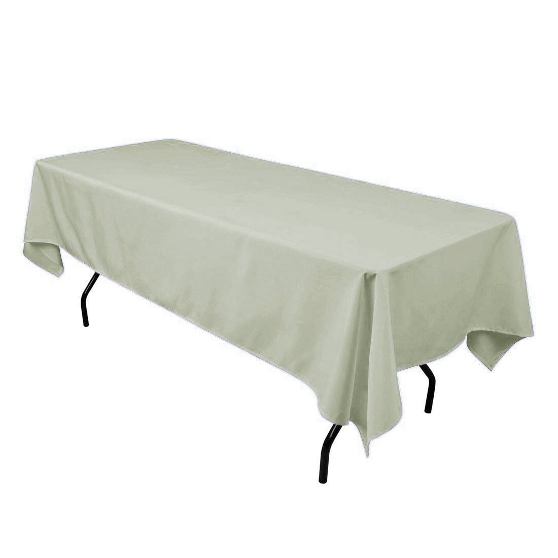 CUSSIOU Table Cloth Rectangle Table, Linen Table Cloth, Linen Tablecloth 60  x 84 Inches for 6-Foot Rectangle Tables, Washable Cloths for Spring